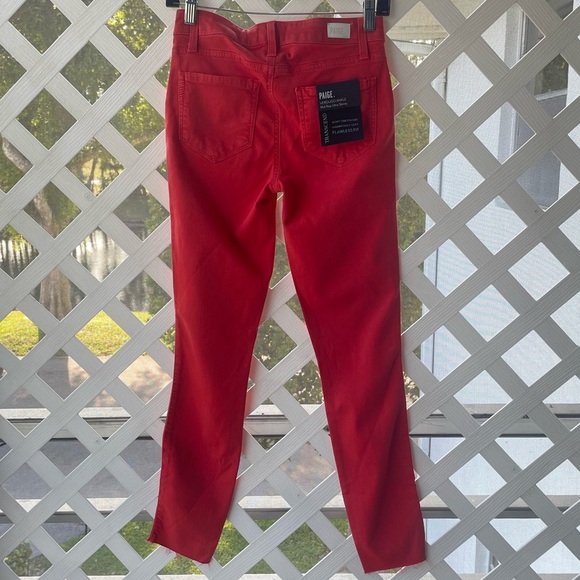 Paige ‘Verdugo Ankle’ Raw Edge Skinny Jeans - Picture 4 of 13